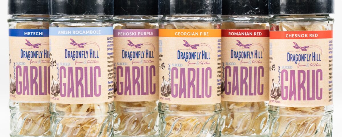 Taste Profit Marketing brand work for Dragonfly Hill Garlic